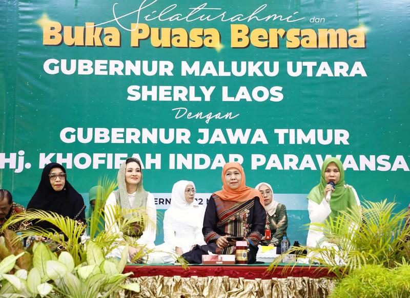 Gubernur Khofifah Bersama Gubernur Sherly Kompak Apresiasi Program Sedekah 5 Ribu Telur Muslimat NU Malut Untuk Cegah Stunting dan Bantu Warga Miskin Ekstrim